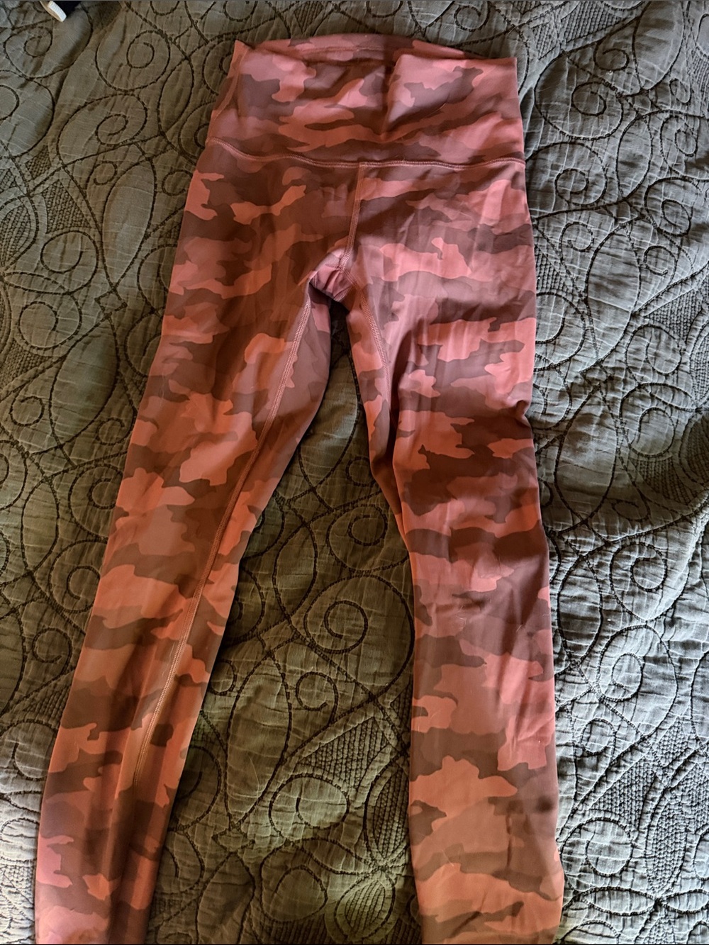lululemon athletica Pink Camo High-Rise Leggings